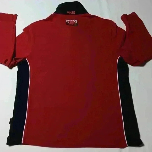 Wales  Cymru Rugby long sleeve polo. Men's size Xl - Picture 9 of 10
